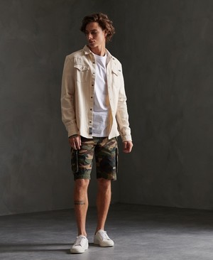 Superdry Core Cargo Heavy Férfi Rövidnadrág Camo | TGERL5876